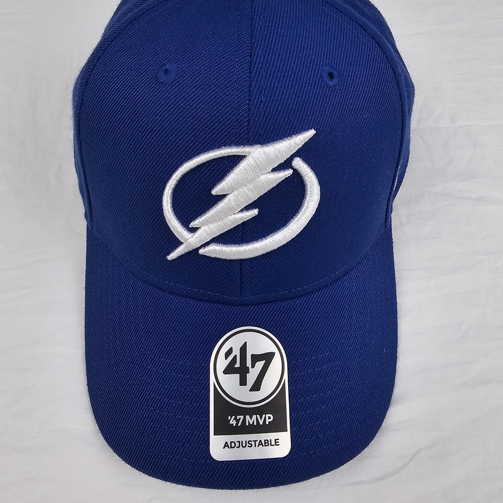 47 Brand Blue Cap with Silver Emblem